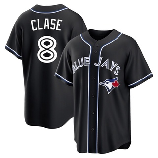 Replica Jonatan Clase Men's Toronto Blue Jays Fashion Out Jersey - Black