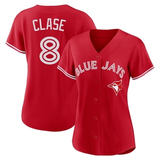 Replica Jonatan Clase Women's Toronto Blue Jays Canada Day Jersey - Red
