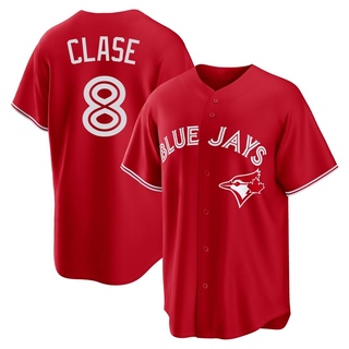 Replica Jonatan Clase Youth Toronto Blue Jays Canada Day Jersey - Red