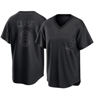 Replica Jonatan Clase Youth Toronto Blue Jays Pitch Fashion Jersey - Black