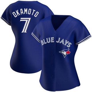 Replica Kazuma Okamoto Women's Toronto Blue Jays Alternate Jersey - Royal