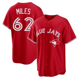 Replica Spencer Miles Youth Toronto Blue Jays Canada Day Jersey - Red