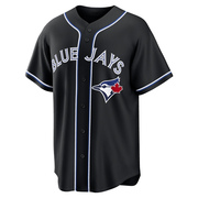 Replica Spencer Miles Youth Toronto Blue Jays Fashion Out Jersey - Black