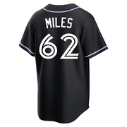Replica Spencer Miles Youth Toronto Blue Jays Fashion Out Jersey - Black