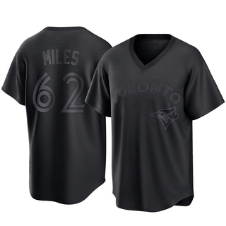 Replica Spencer Miles Youth Toronto Blue Jays Pitch Fashion Jersey - Black
