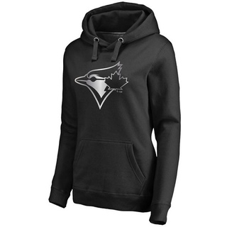 Women's Toronto Blue Jays Platinum Collection Pullover Hoodie - - Black